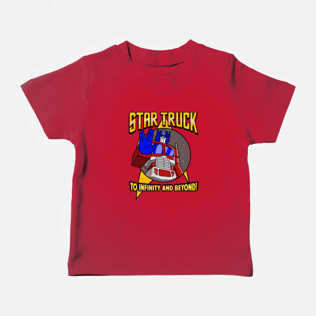 Star Truck-baby basic tee-retrodivision