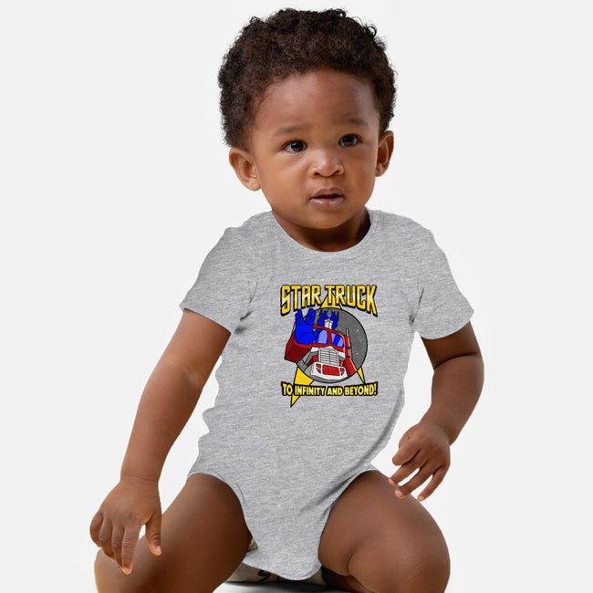 Star Truck-baby basic onesie-retrodivision