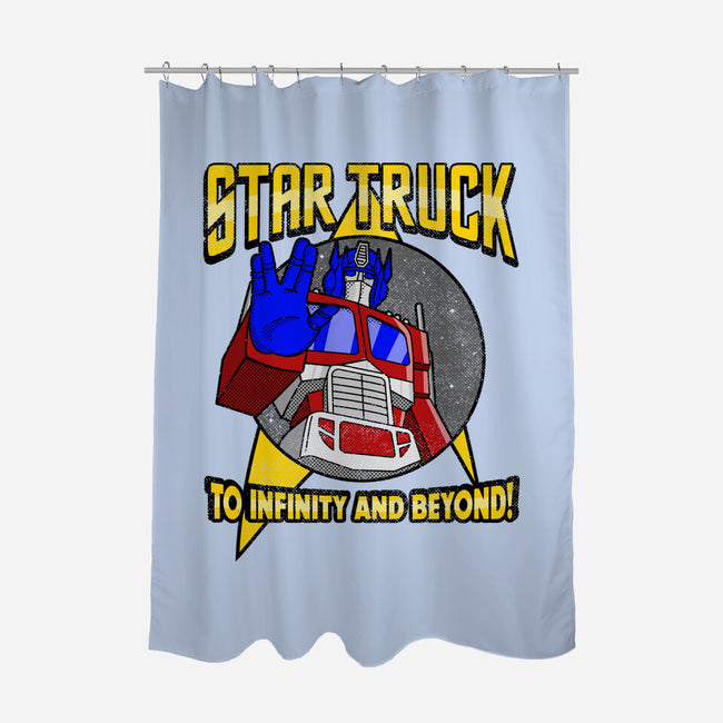 Star Truck-none polyester shower curtain-retrodivision