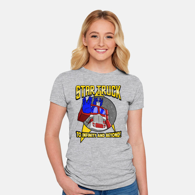 Star Truck-womens fitted tee-retrodivision