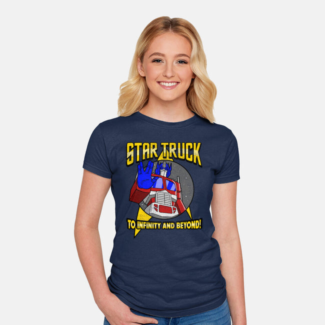 Star Truck-womens fitted tee-retrodivision