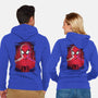 Spider Glitch-unisex zip-up sweatshirt-danielmorris1993