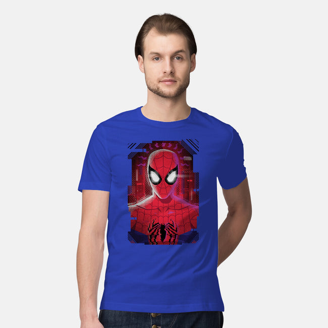 Spider Glitch-mens premium tee-danielmorris1993