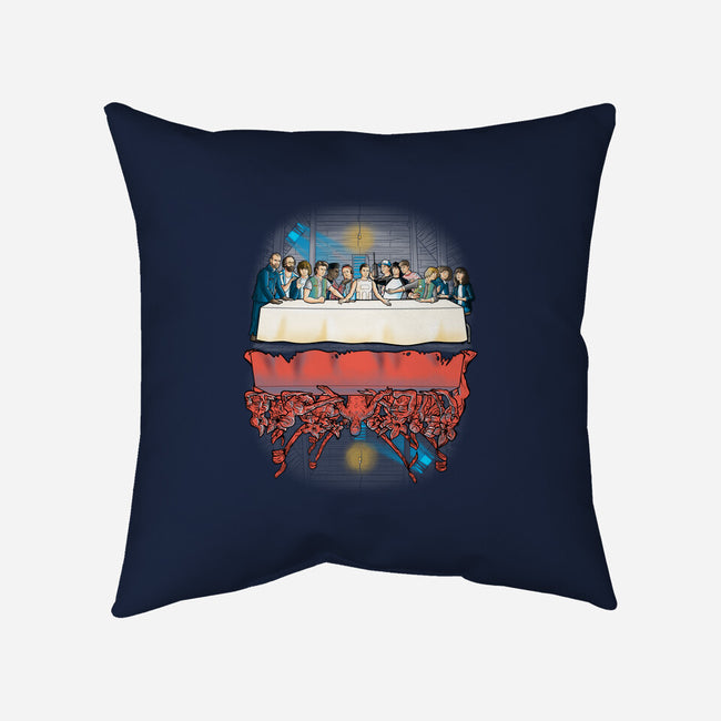 Stranger Dinner-none removable cover throw pillow-trheewood