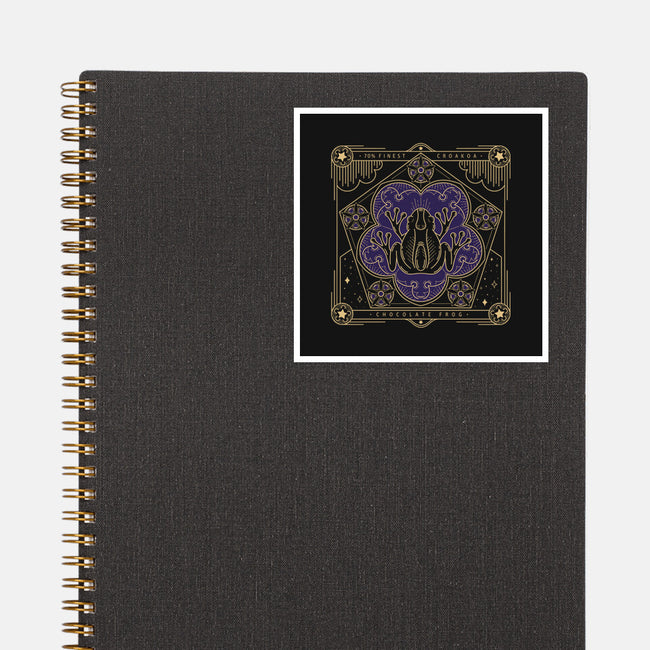 Chocolate Frog-none glossy sticker-Loreley Panacoton