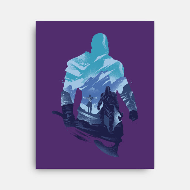 God Killer-none stretched canvas-RamenBoy