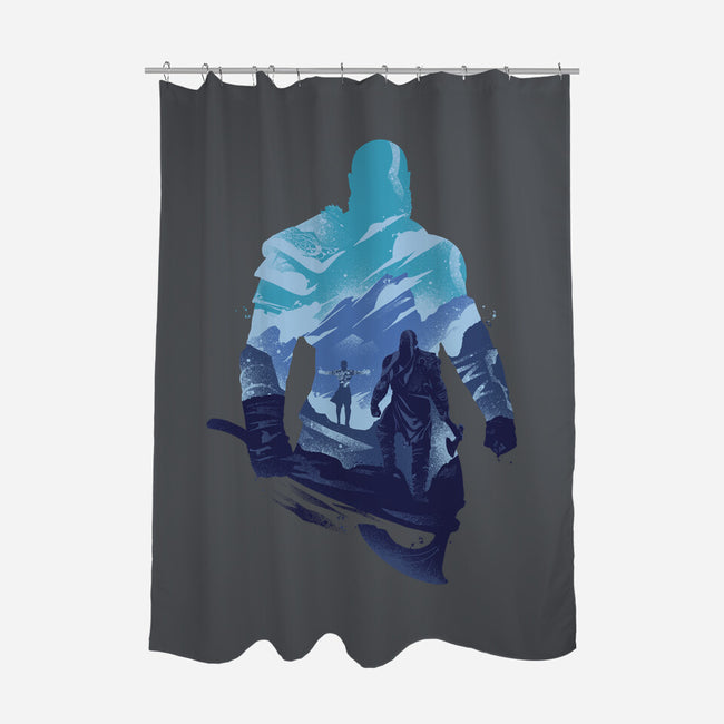 God Killer-none polyester shower curtain-RamenBoy
