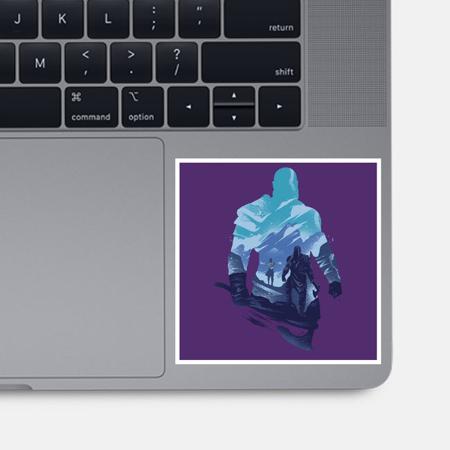 God Killer-none glossy sticker-RamenBoy