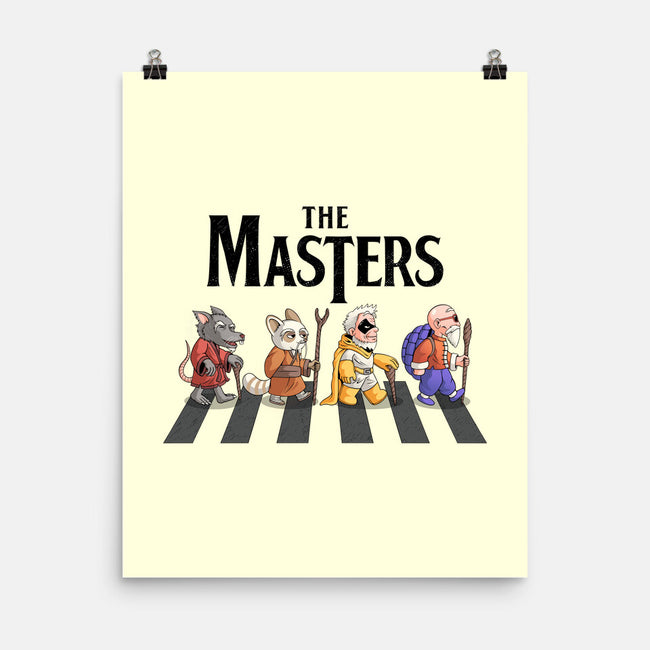 Anime Masters-none matte poster-Teenjoygeek