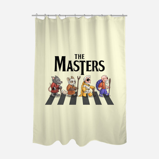 Anime Masters-none polyester shower curtain-Teenjoygeek