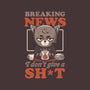 Breaking News Don't Care-none glossy sticker-eduely