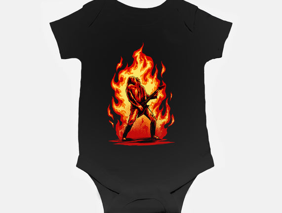 Burning Guitar