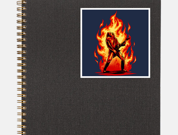 Burning Guitar