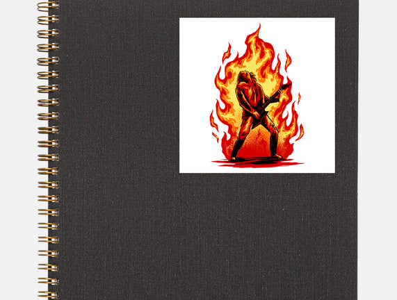 Burning Guitar
