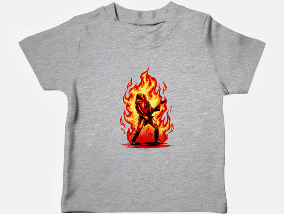 Burning Guitar