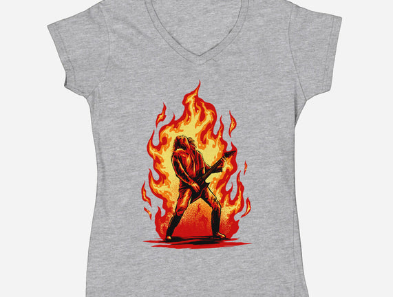 Burning Guitar