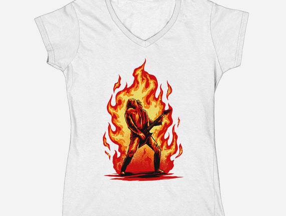 Burning Guitar