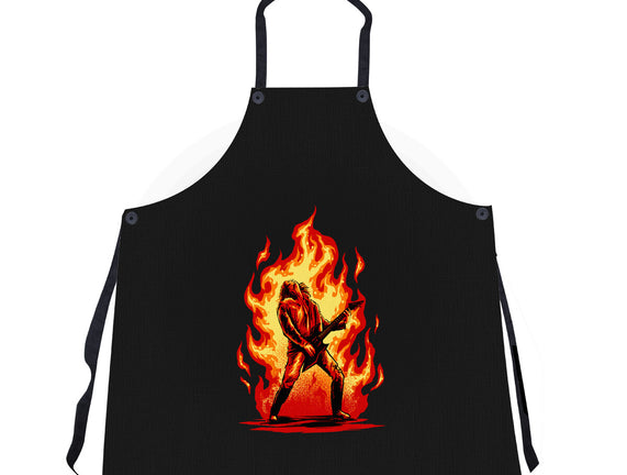 Burning Guitar
