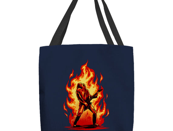 Burning Guitar