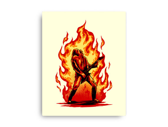 Burning Guitar