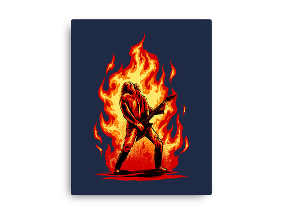 Burning Guitar