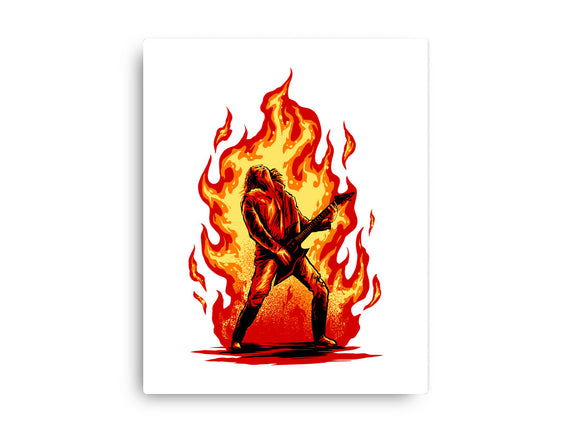 Burning Guitar