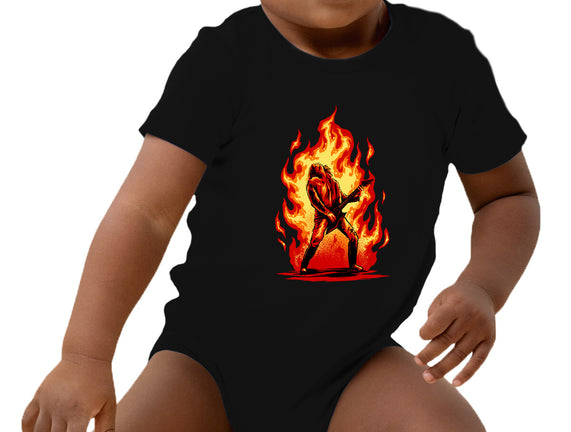 Burning Guitar