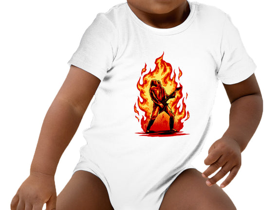 Burning Guitar