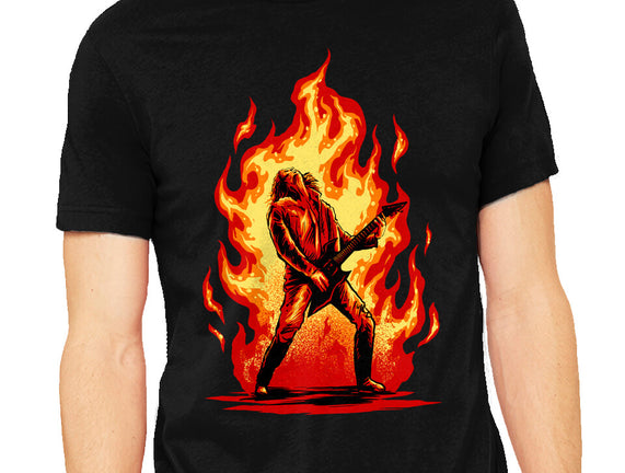 Burning Guitar