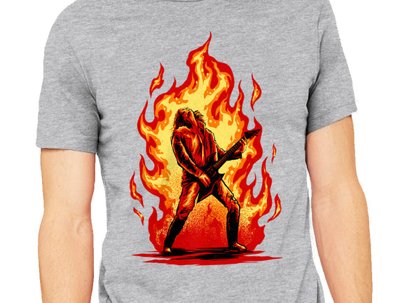 Burning Guitar