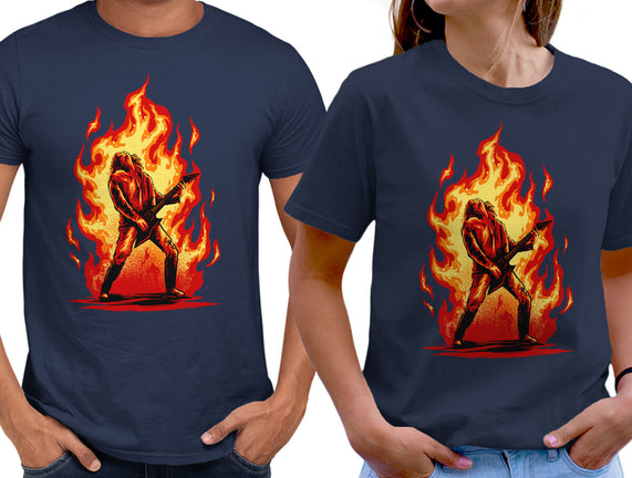 Burning Guitar