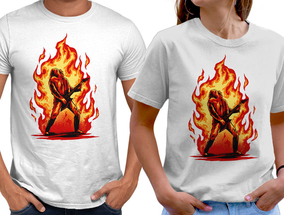 Burning Guitar