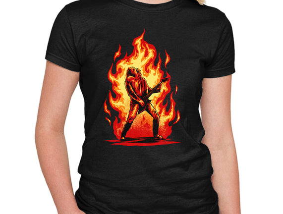 Burning Guitar