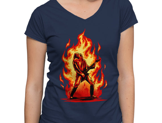 Burning Guitar