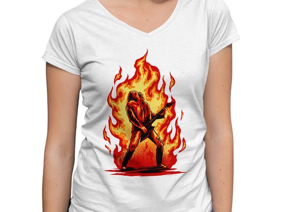 Burning Guitar