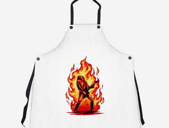 Burning Guitar