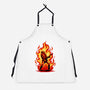 Burning Guitar-unisex kitchen apron-spoilerinc