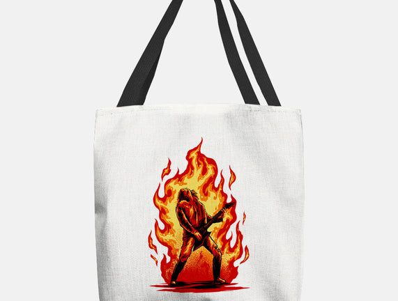 Burning Guitar