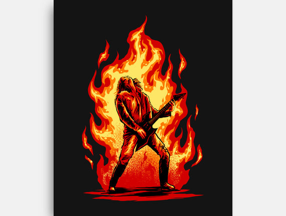 Burning Guitar