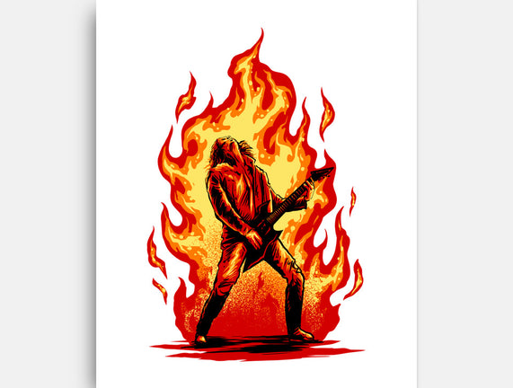 Burning Guitar