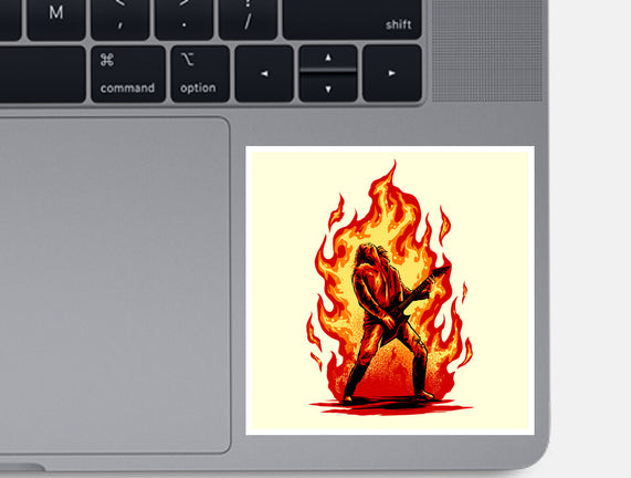 Burning Guitar
