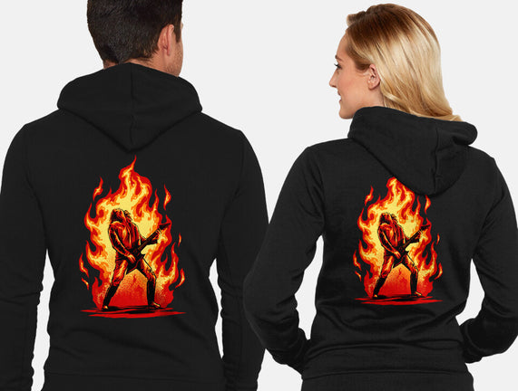 Burning Guitar