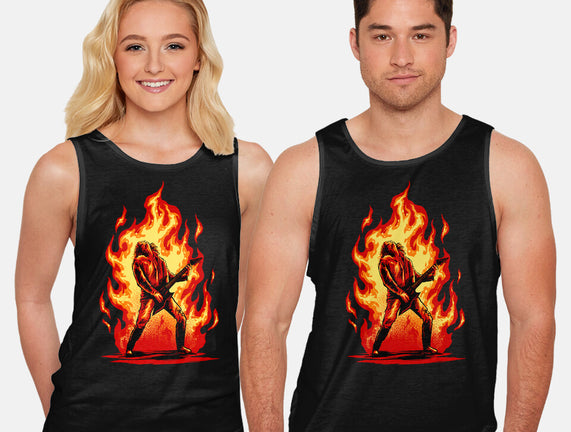 Burning Guitar
