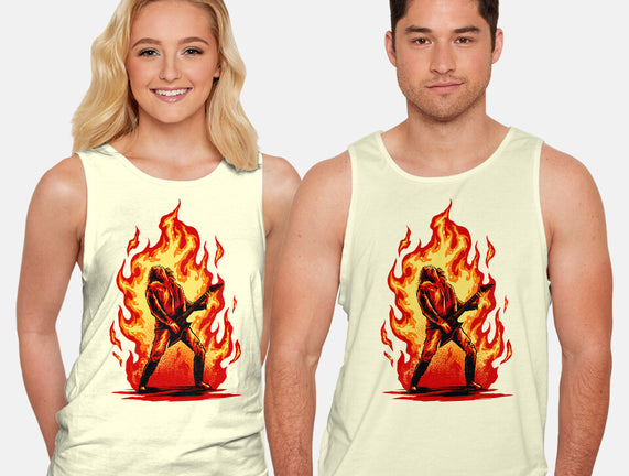 Burning Guitar
