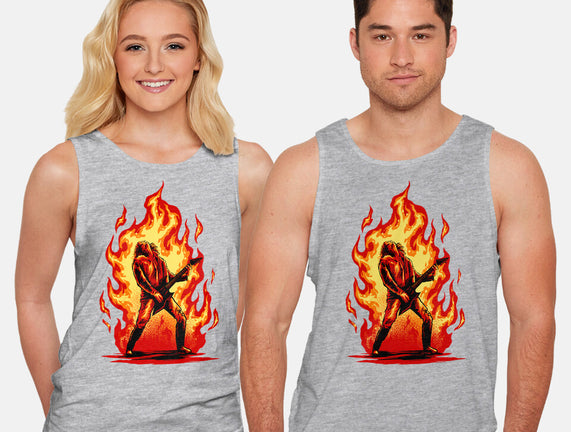 Burning Guitar