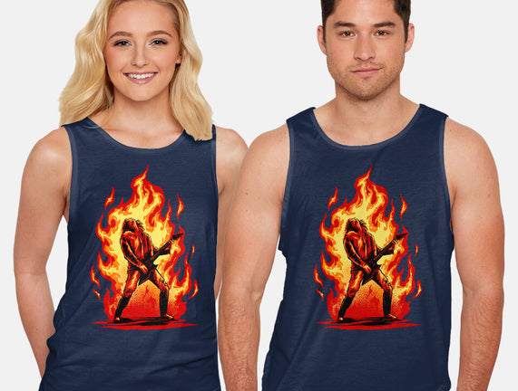 Burning Guitar