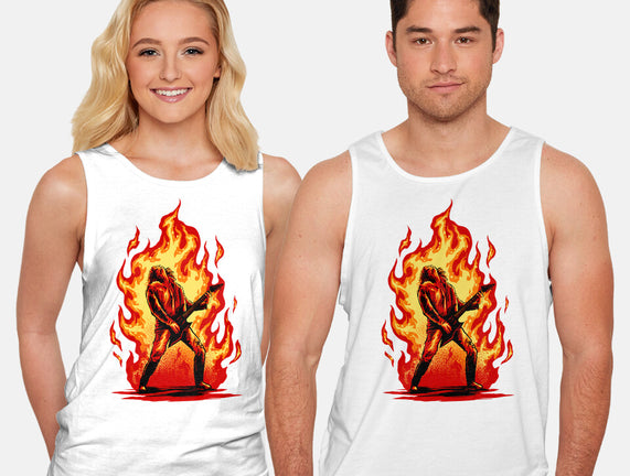Burning Guitar