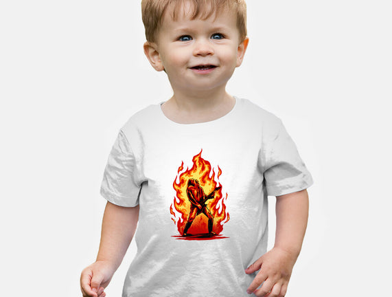 Burning Guitar