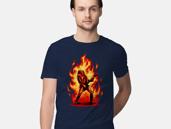 Burning Guitar