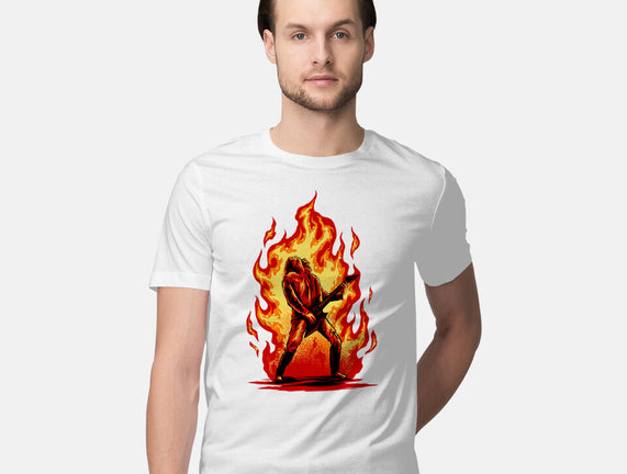 Burning Guitar